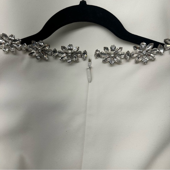 NADINE MERABI Kimberly Rhinestone Mini Dress, Size 12 US - Picture 9 of 9